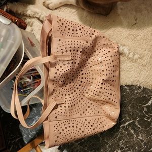 Big pink hobo bag
